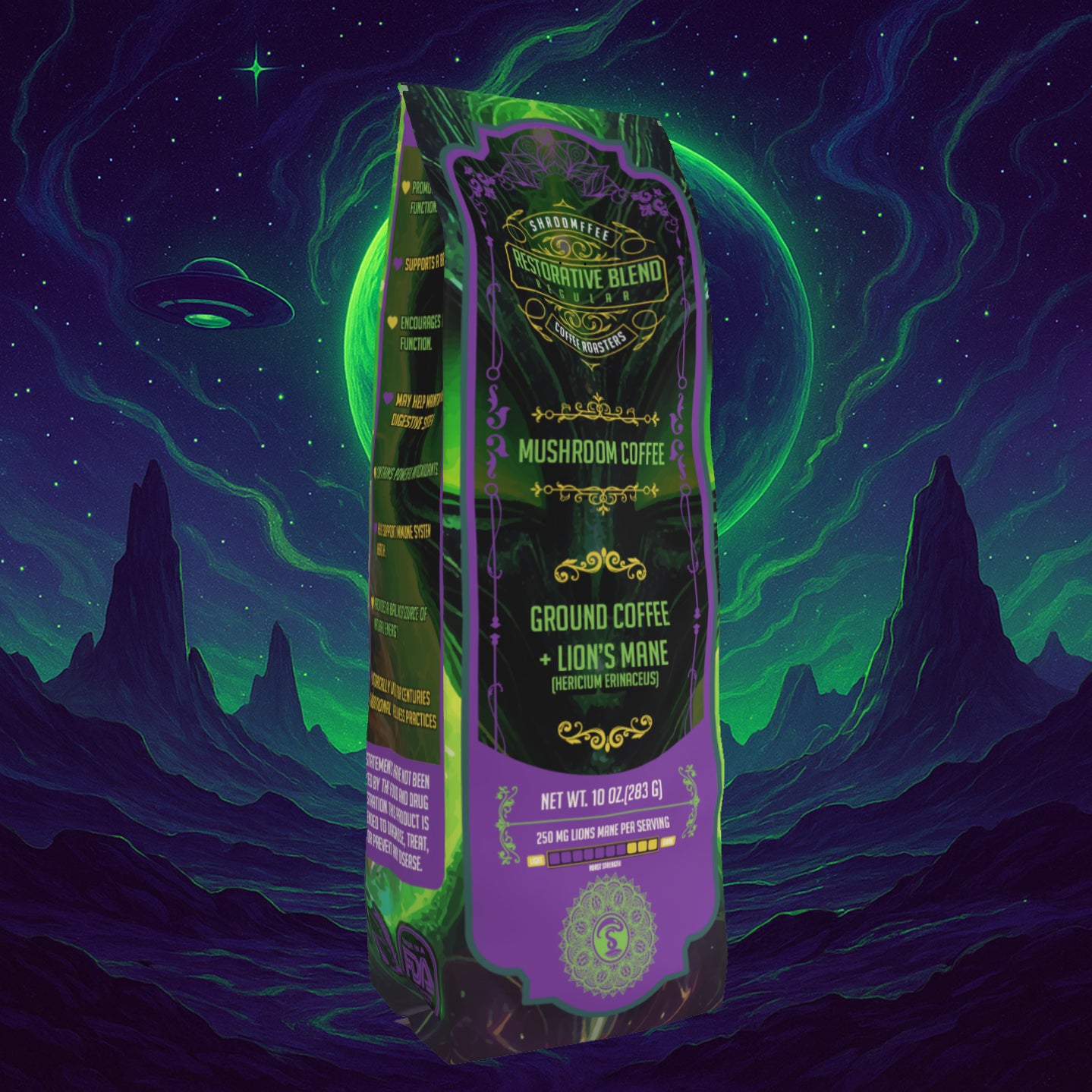Alien Single Origin Mushroom Coffee (1 lb)