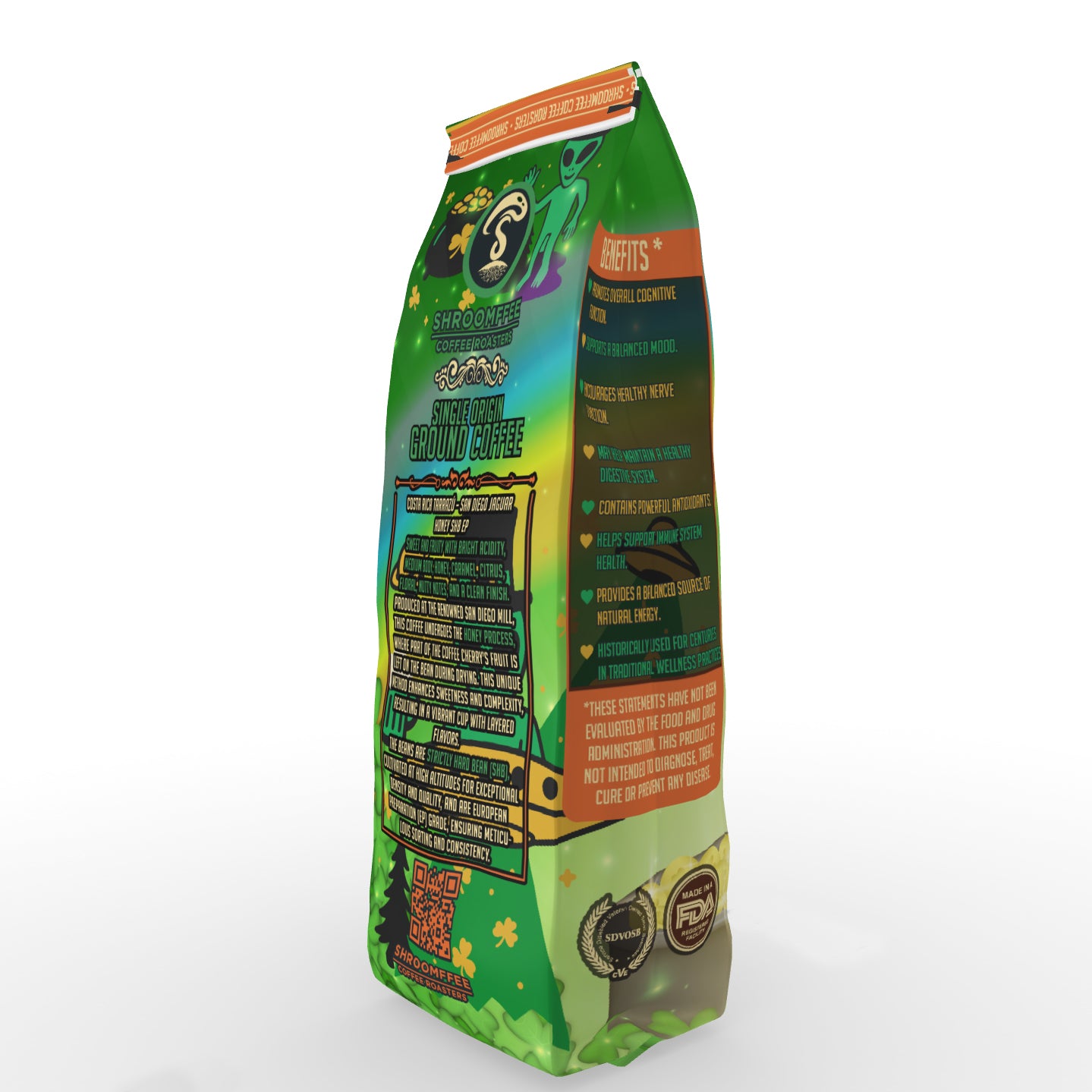 St Patricks Day Single Origin Mushroom Coffee
