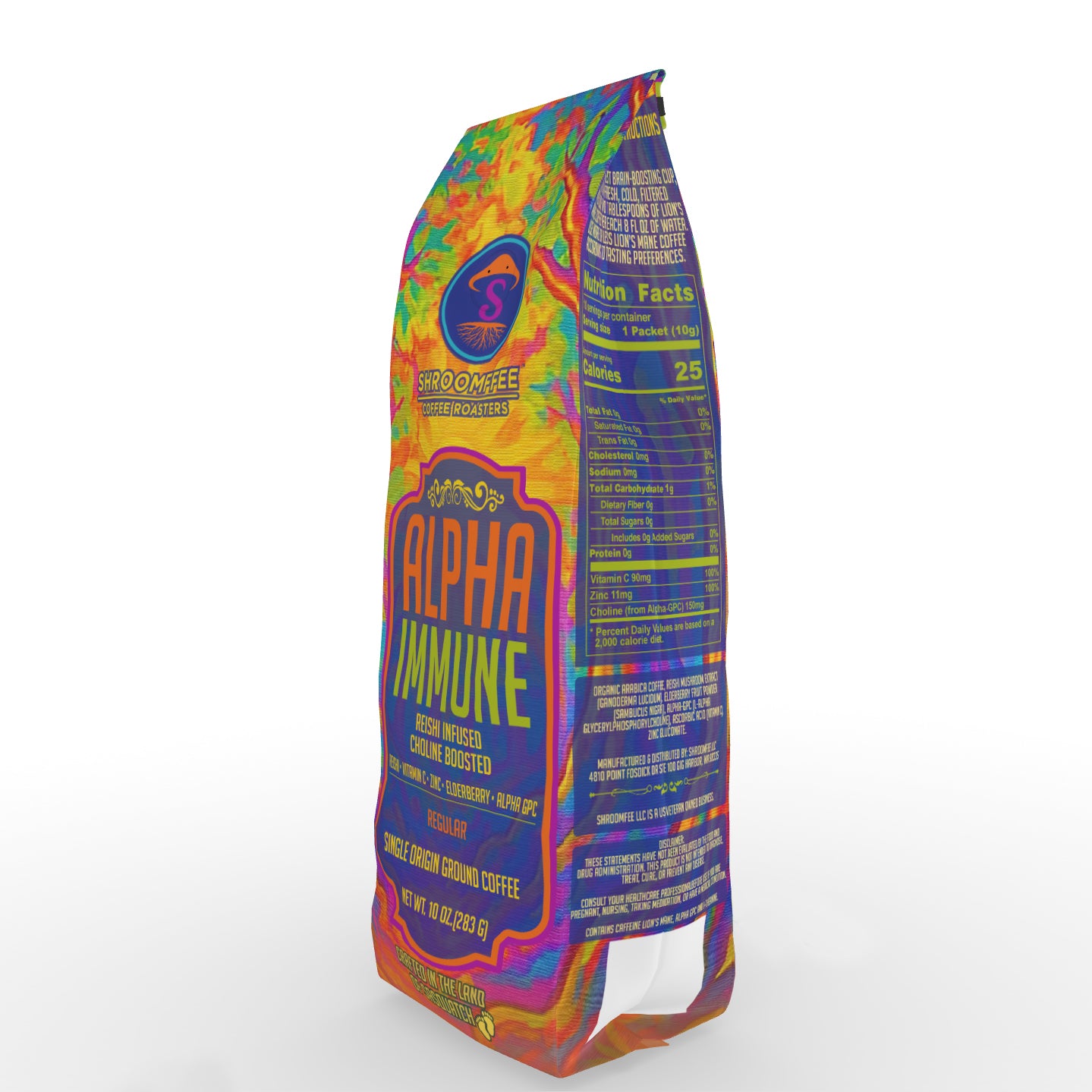 Shroomffee Alpha Immune Single Origin Reishi Boosted Coffee