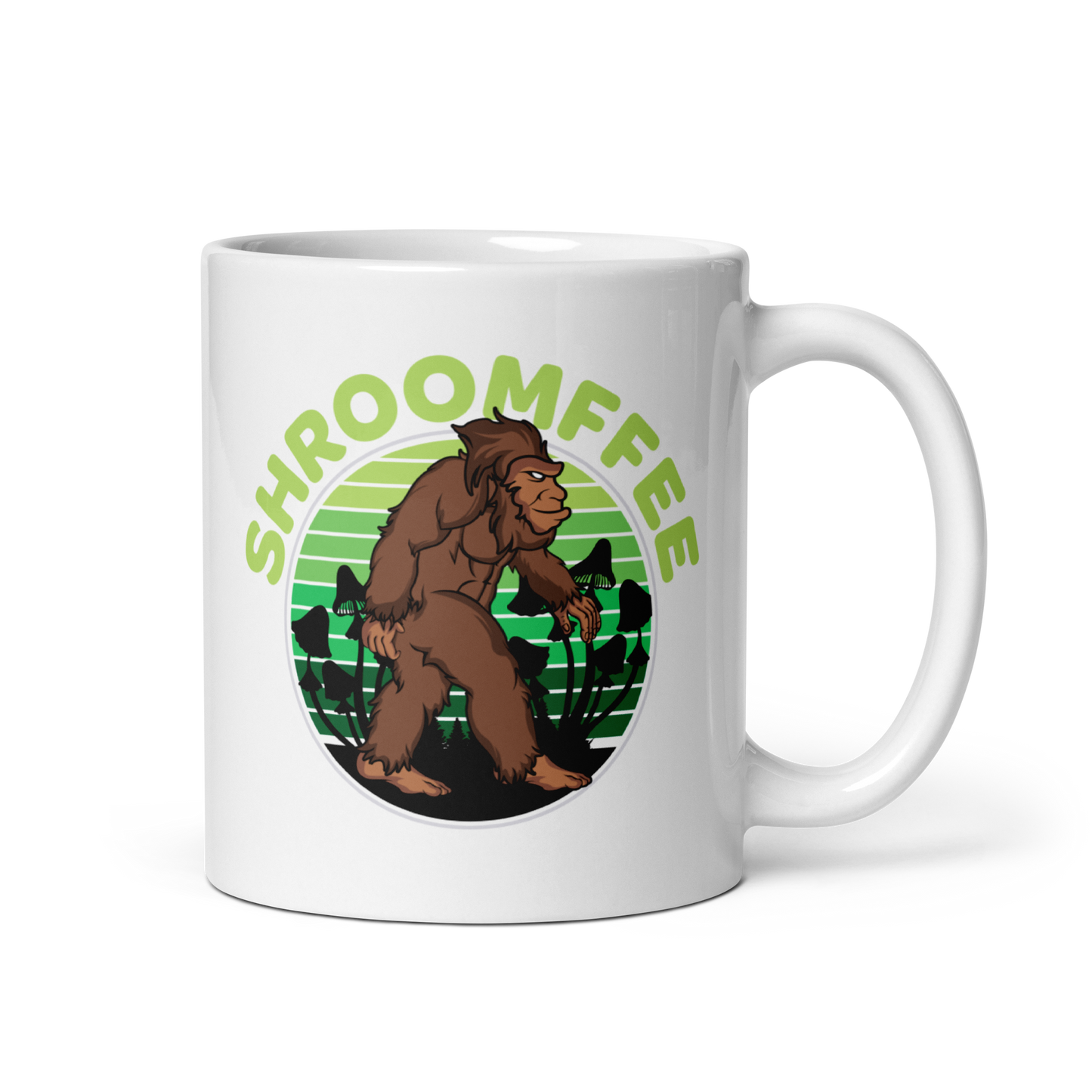 Bigfoot Green Mug