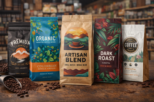 Designing Eye-Catching Coffee Packaging That Boosts Retail Sales