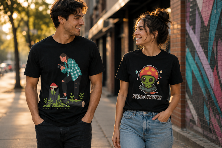 Shroomffee T-Shirts And Apparel Products