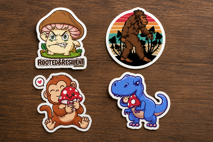 Shroomffee Sticker Products