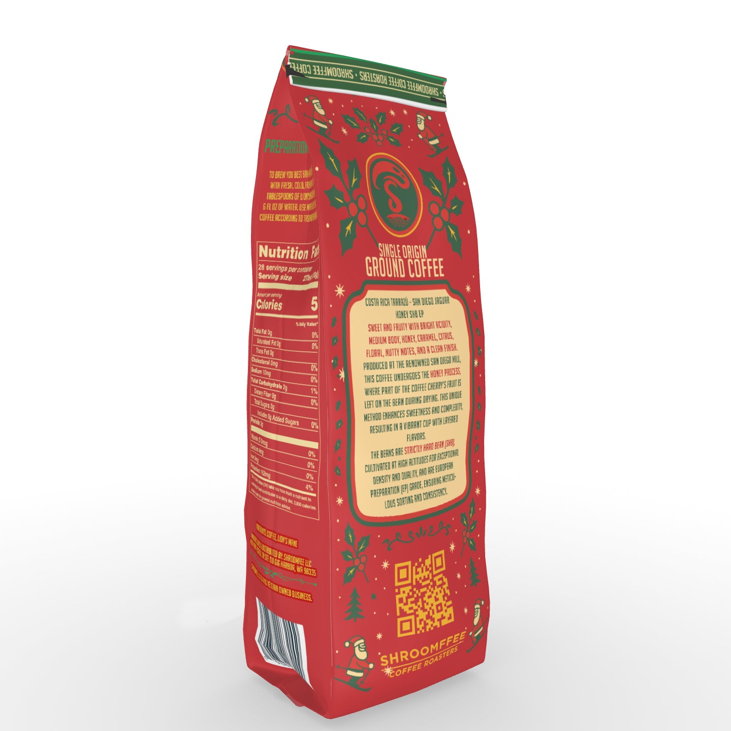 Christmas Single Origin Mushroom Coffee