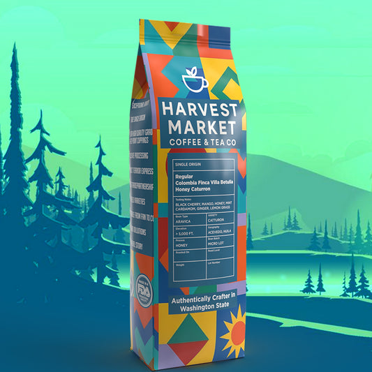 Harvest Market Coffee and Tea Co. Single Origin Coffee (Sketch)