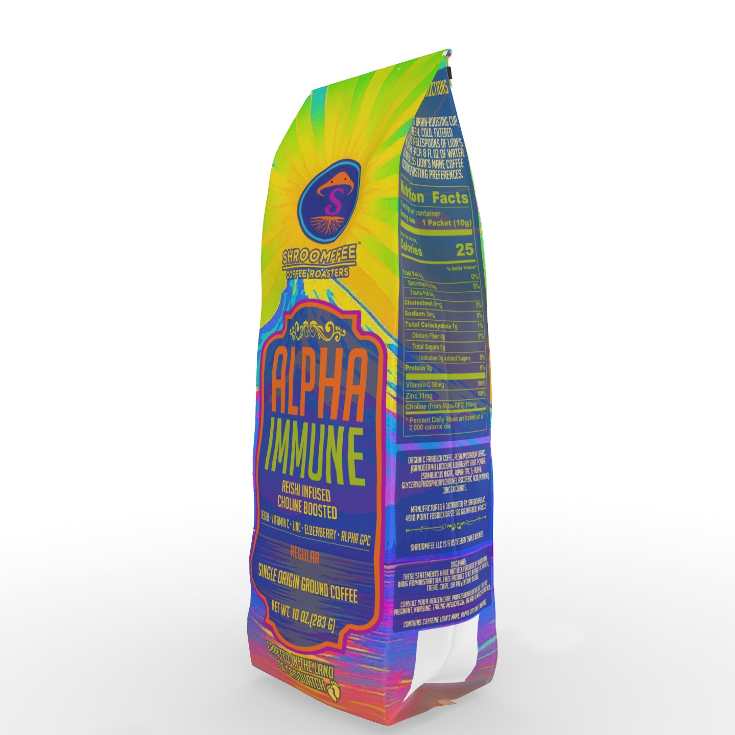 Alpha Immune — Reishi Boosted Mushroom Coffee — coffee product image