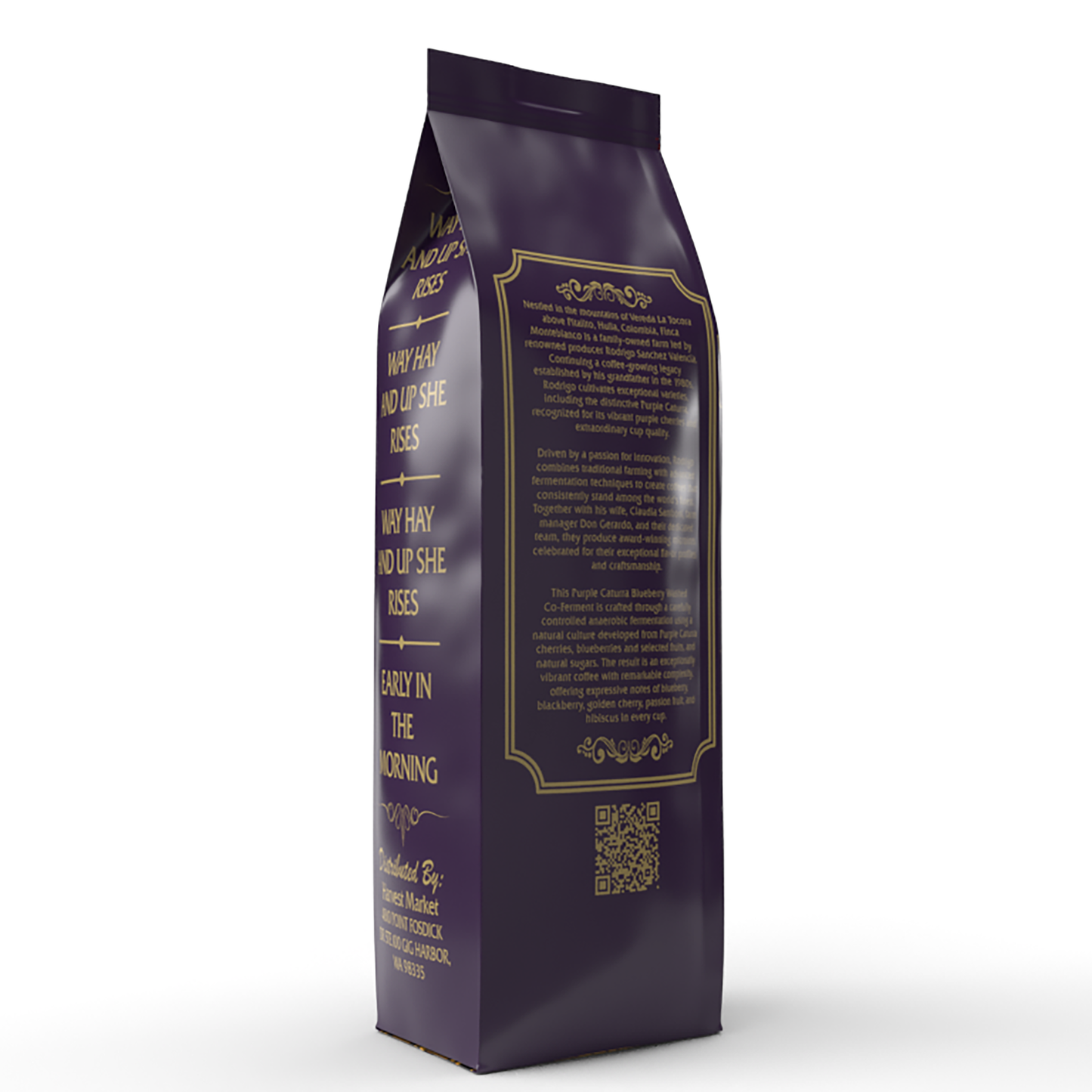 Colombia Finca Monteblanco Purple Caturra Blueberry Washed Co-Ferment — 1lb