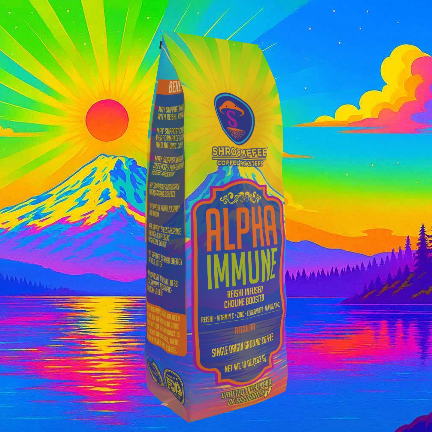 Alpha Immune Regular Origin Mushroom Coffee