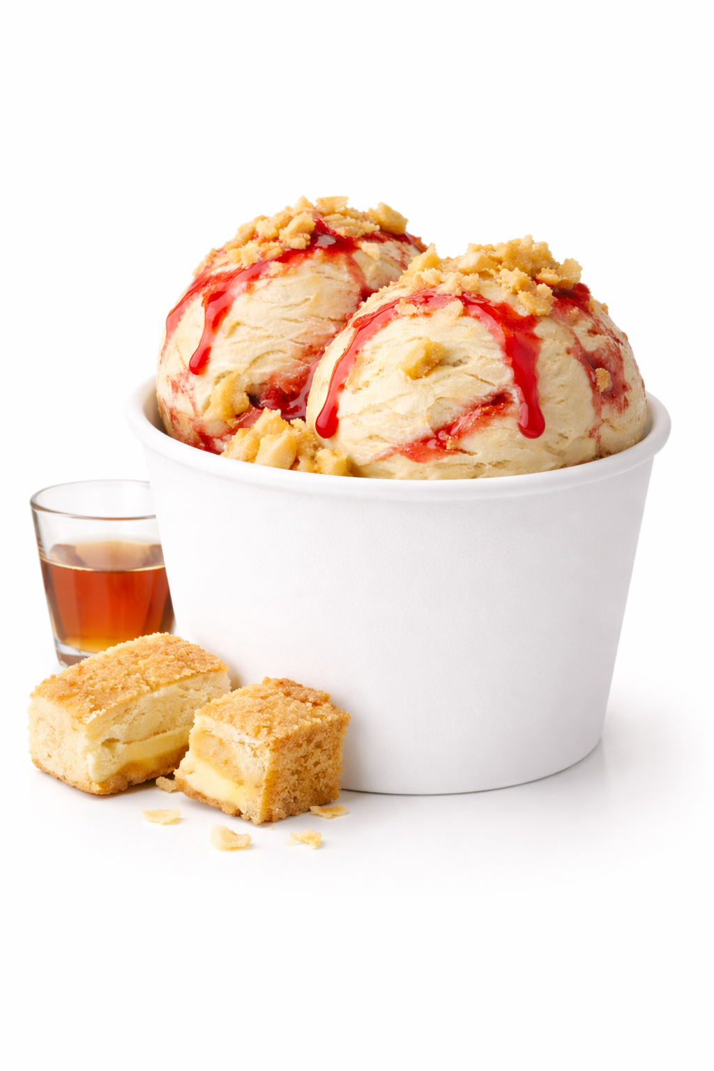 Zuppa Inglese Gelato (Custard, Sponge Cake & Sweet Wine) — cold brew latte product image