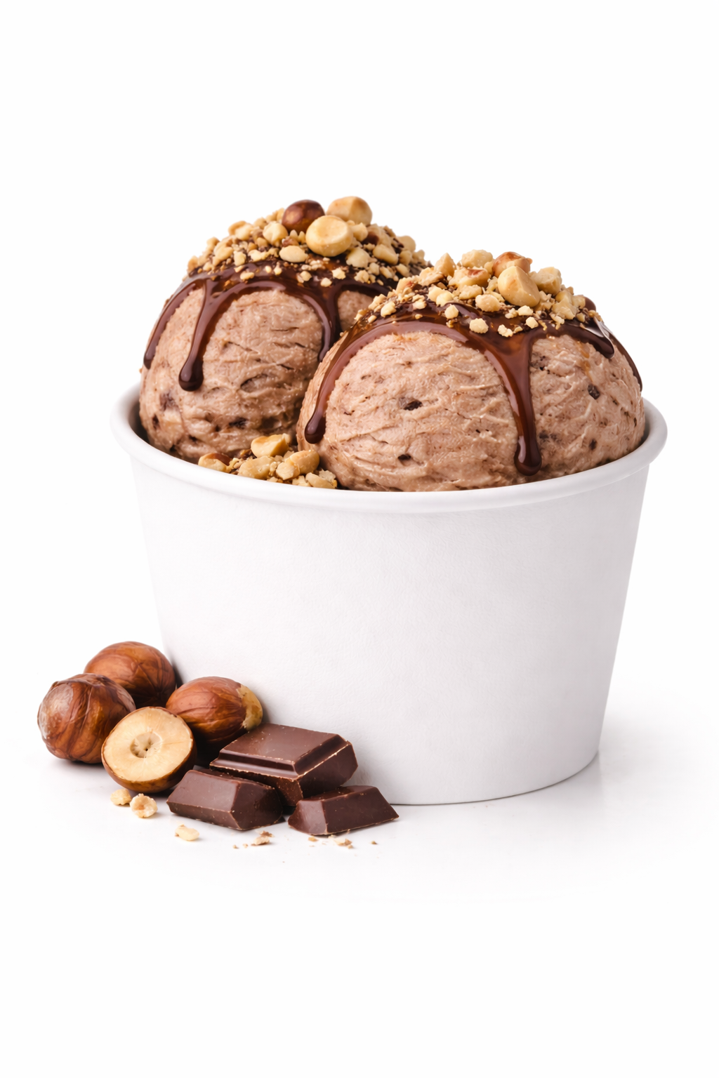 Gianduia Gelato (Hazelnuts & Milk Chocolate) — cold brew latte product image