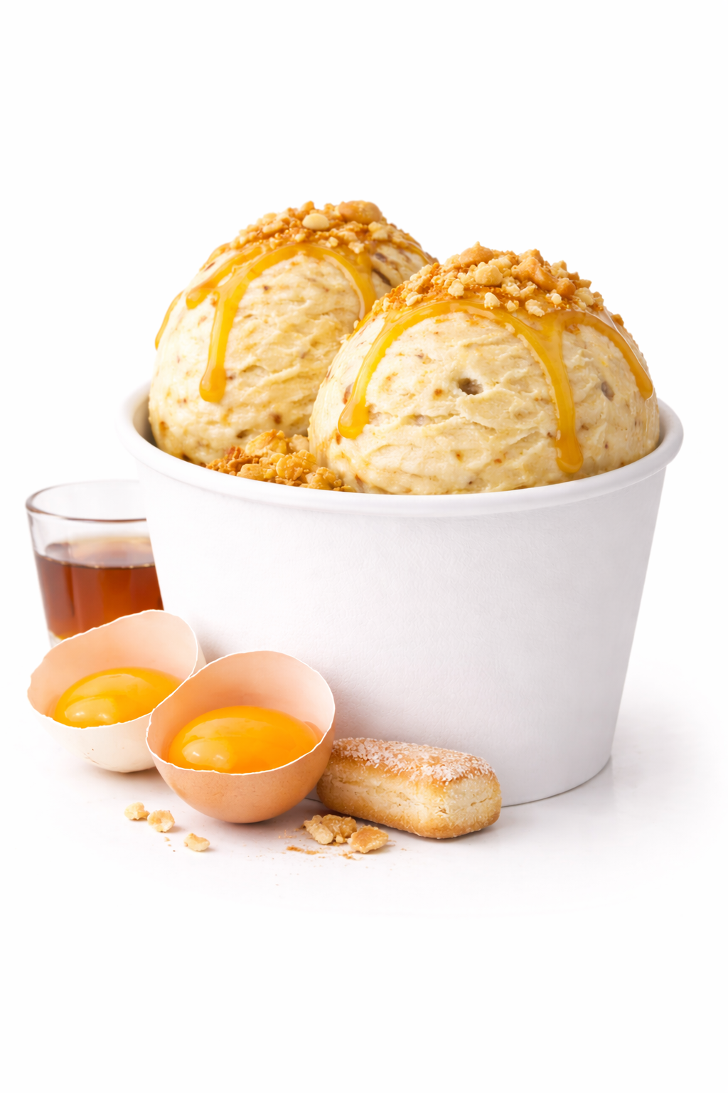 Gelato allo Zabaione (Egg Yolk & Marsala Wine) — cold brew latte product image