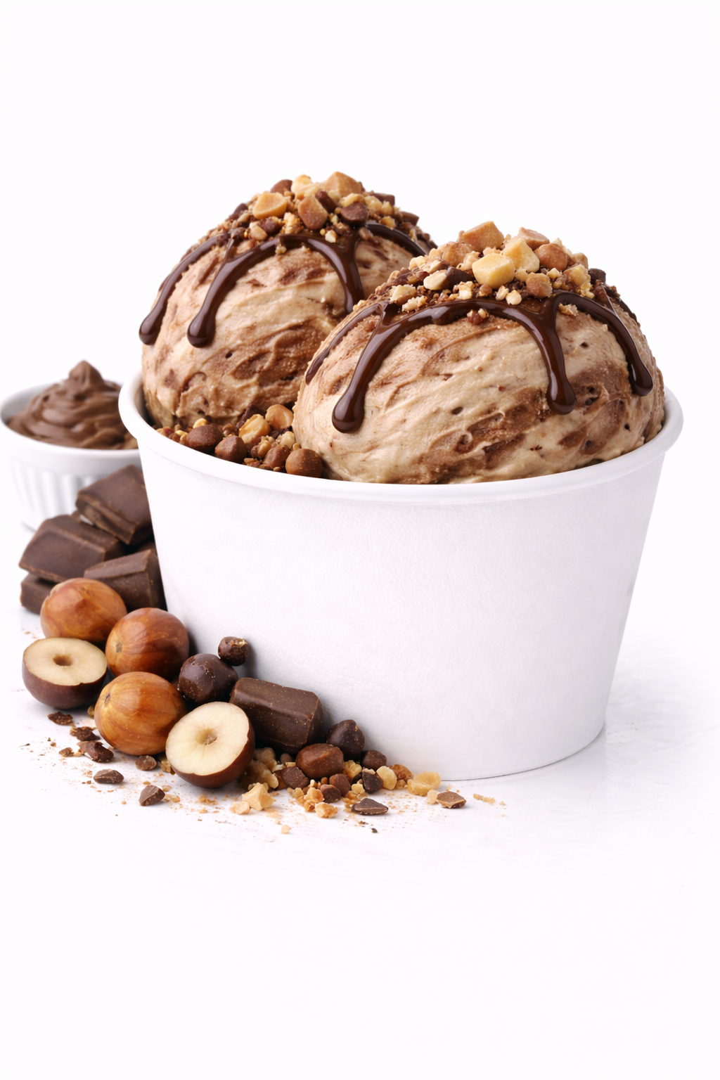 Bacio Gelato (Hazelnuts & Chocolate) — cold brew latte product image