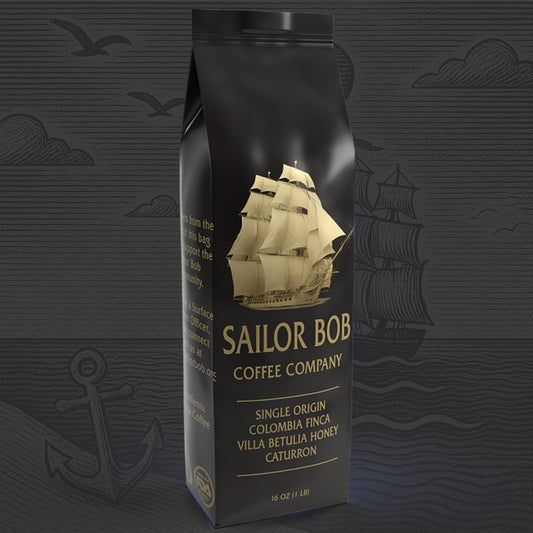 Sailor Bob Single Origin Coffee (1 lb) Black Bag