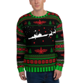 Sailor Bob Ugly Sweater Products, Having A Kniited Navy Inspired Christmas Ugly Sweater Design