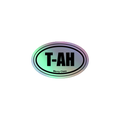 Sailor Bob Sticker Products, Holographic sticker showing Navy Related Deeign with iridescent effect