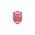 Sticker with 'Shroomffee' logo and text on a white background