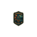 Sticker with 'Shroomffee' and 'Poulsbo, WA' text on a white background