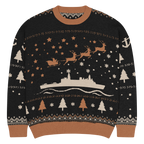 Sailor Bob Ugly Sweater Products, Having A Kniited Navy Inspired Christmas Ugly Sweater Design