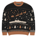 Sailor Bob Ugly Sweater Products, Having A Kniited Navy Inspired Christmas Ugly Sweater Design