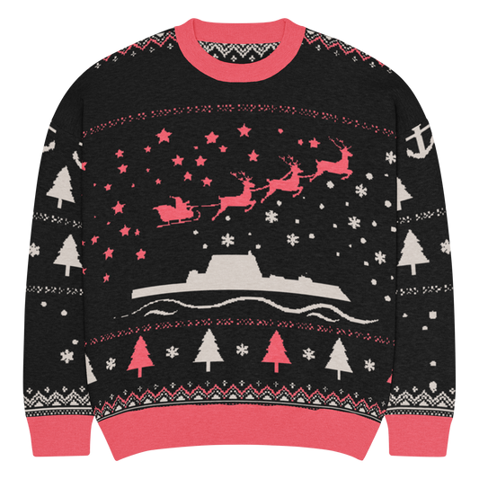 Sailor Bob Ugly Sweater Products, Having A Kniited Navy Inspired Christmas Ugly Sweater Design