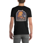Black t-shirt with a cat graphic and 'The Brew Oracle' text on a white background
