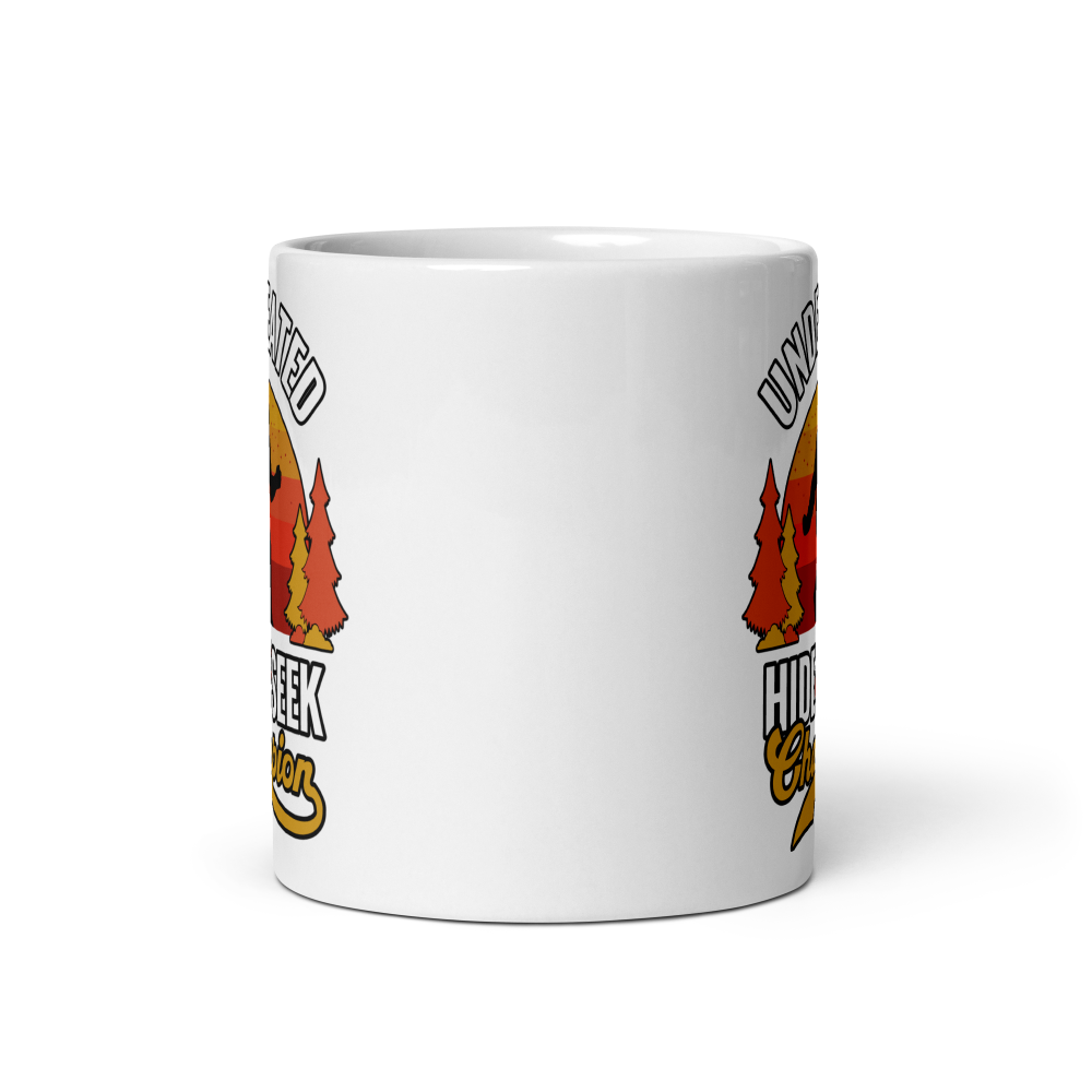 Hide & Seek Champion Mug — ceramic mug design featuring hide & seek champion mug
