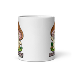 Don’t Give a Shiitake Mug — ceramic mug design featuring don’t give a shiitake mug
