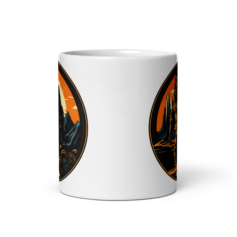 Outdoor Bigfoot Mug — ceramic mug design featuring outdoor bigfoot mug
