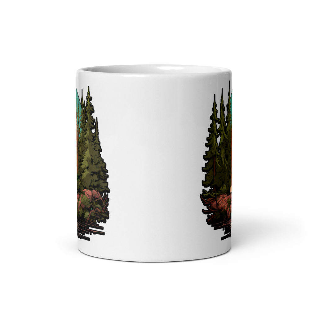 Outdoor Bigfoot 2 Mug — ceramic mug design featuring outdoor bigfoot 2 mug