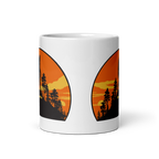 Mountain Bigfoot Mug — ceramic mug design featuring mountain bigfoot mug