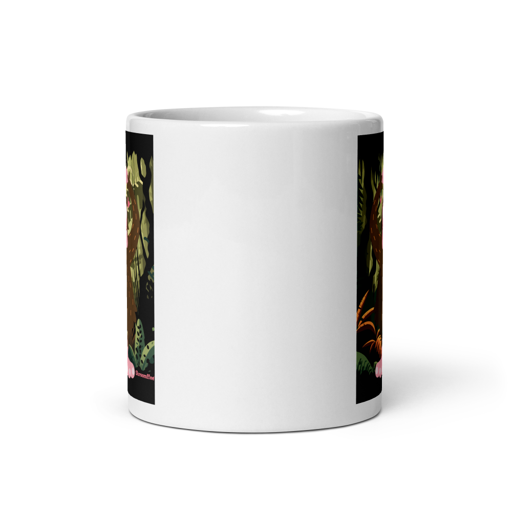 Ballet Bigfoot Mug — ceramic mug design featuring ballet bigfoot mug