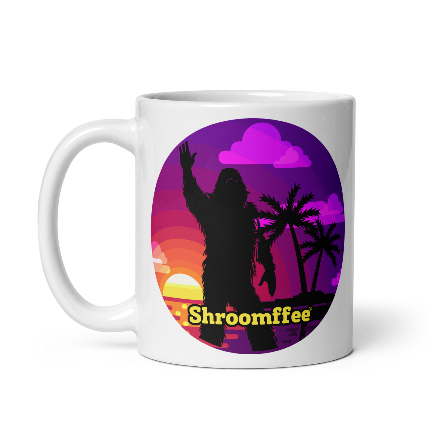 Waving Bigfoot Mug