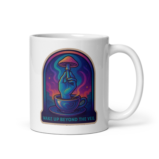 Beyond the Veil Mug — ceramic mug design featuring beyond the veil mug