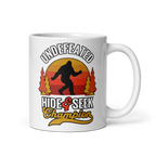 Hide & Seek Champion Mug — ceramic mug design featuring hide & seek champion mug
