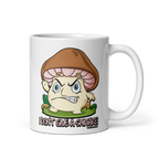 Don’t Give a Shiitake Mug — ceramic mug design featuring don’t give a shiitake mug