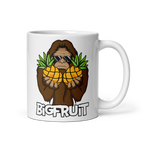 Bigfoot Pineapple Mug – "Bigfruit" — ceramic mug design featuring bigfoot pineapple mug – "bigfruit"