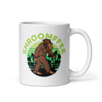 Bigfoot Green Mug — ceramic mug design featuring bigfoot green mug