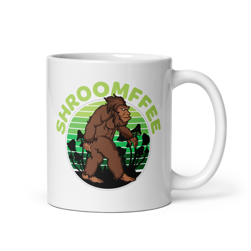 Bigfoot Green Mug — ceramic mug design featuring bigfoot green mug