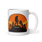 Mountain Bigfoot Mug — ceramic mug design featuring mountain bigfoot mug