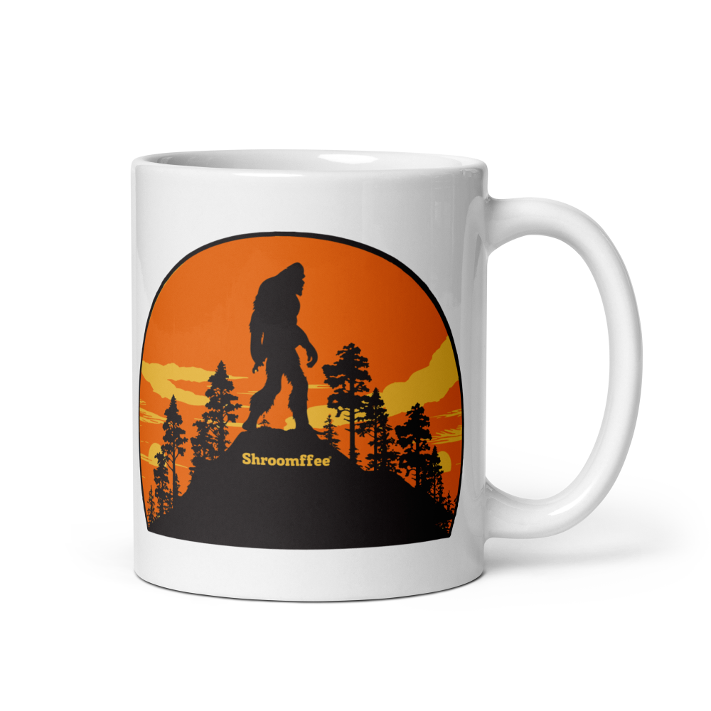 Mountain Bigfoot Mug — ceramic mug design featuring mountain bigfoot mug