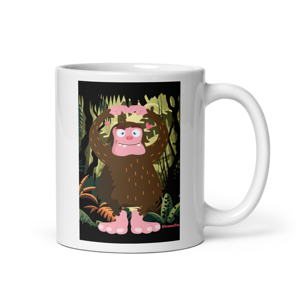 Ballet Bigfoot Mug — ceramic mug design featuring ballet bigfoot mug