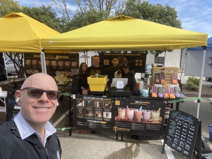 Harvest Market booth at Poulsbo Farmers Market